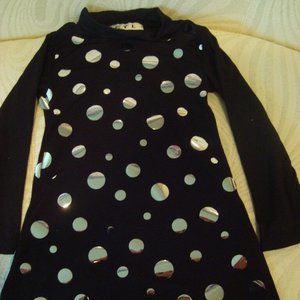 Cyl Black Mirror Dress Size 4
